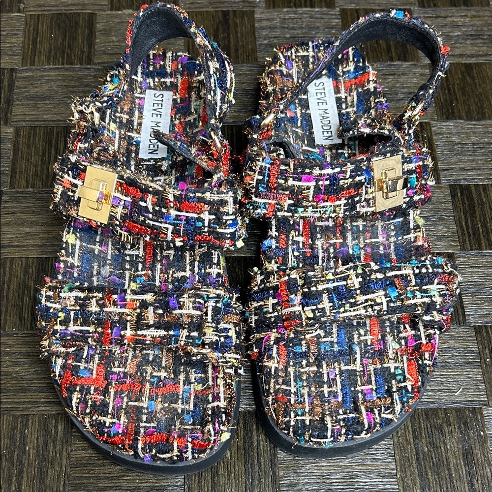 Steve Madden Women’s Tweed Sandals - Multicolor